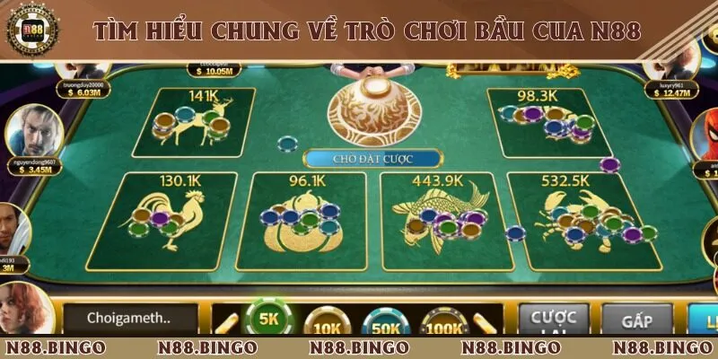 Hướng Dẫn Chơi Bầu Cua Tại N88 Từ A-z Dễ Hiểu Thông tin cần biết về trò chơi bầu cua N88