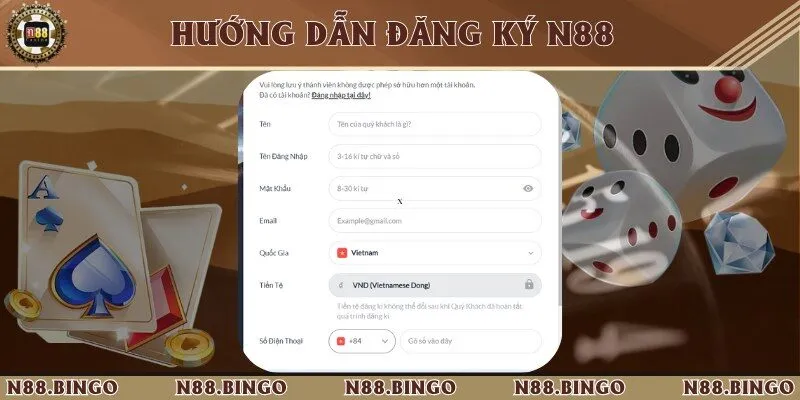 N88 - Trang Chủ Nhà Cái N88.COM | Link Vào Mobile & PC 2026 Thực hiện đăng nhập N88 nhanh chóng